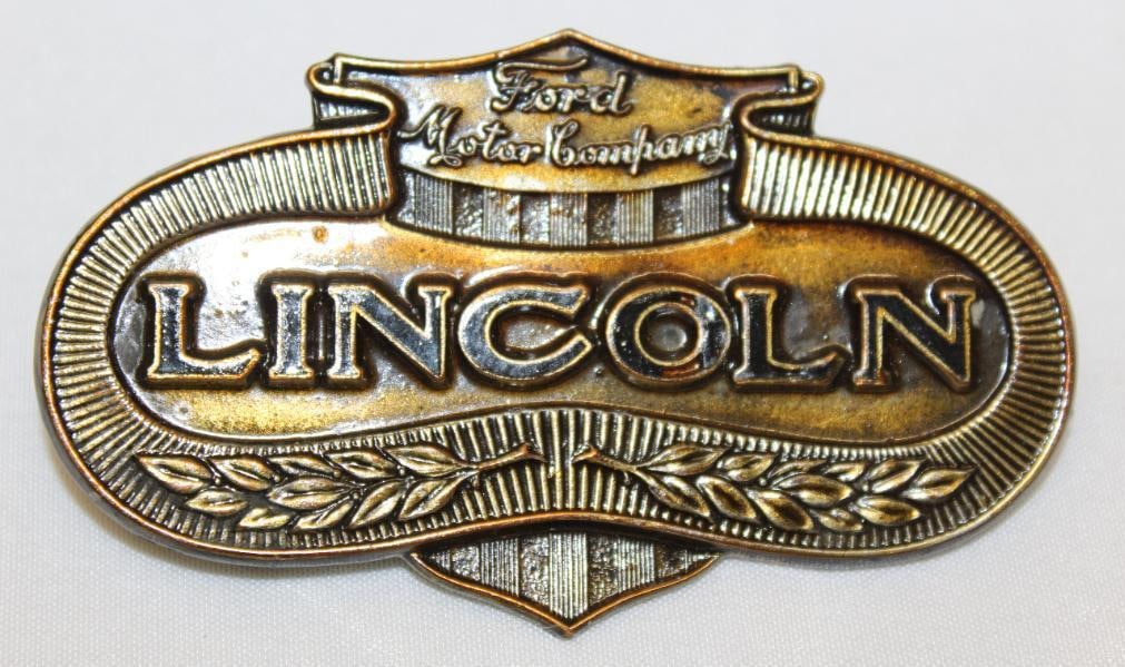 1922-1923 Ford Lincoln Radiator Emblem Badge (1 of 2)