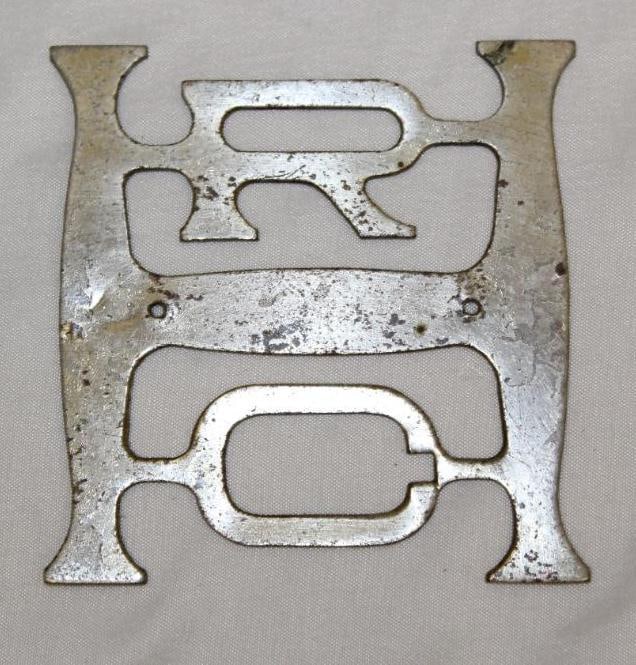 H.R.C Motor Car Co Radiator Emblem Script (1 of 2)