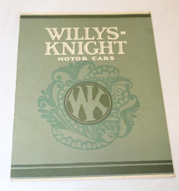 1925 Willys Knight Overland Sales Brochure Book: 7.5" x 6"