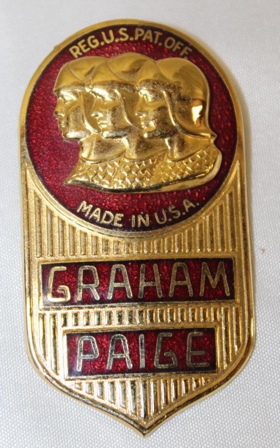 1929 Graham Paige Radiator Emblem Badge (1 of 2)