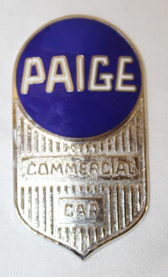 1930-1932 Paige Commercial Car Radiator Emblem Badge (1 of 2)