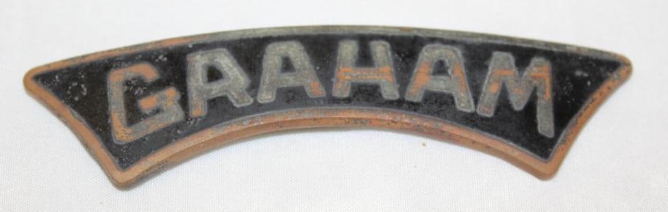 1932-1934 Graham Paige License Plate Holder Emblem Badge (1 of 2)