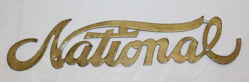 National Motor Car Co Radiator Emblem Script (1 of 2)