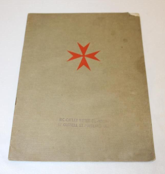 1922 Templar Motor Car Co Sales Brochure Book (1 of 7)