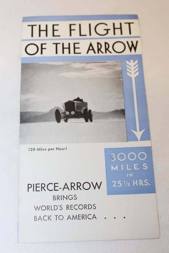 1933 Pierce Arrow World Record Booklet (1 of 3)