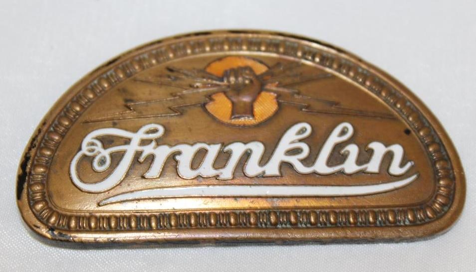 1922 Franklin Motor Car Co Radiator Emblem Badge (1 of 2)