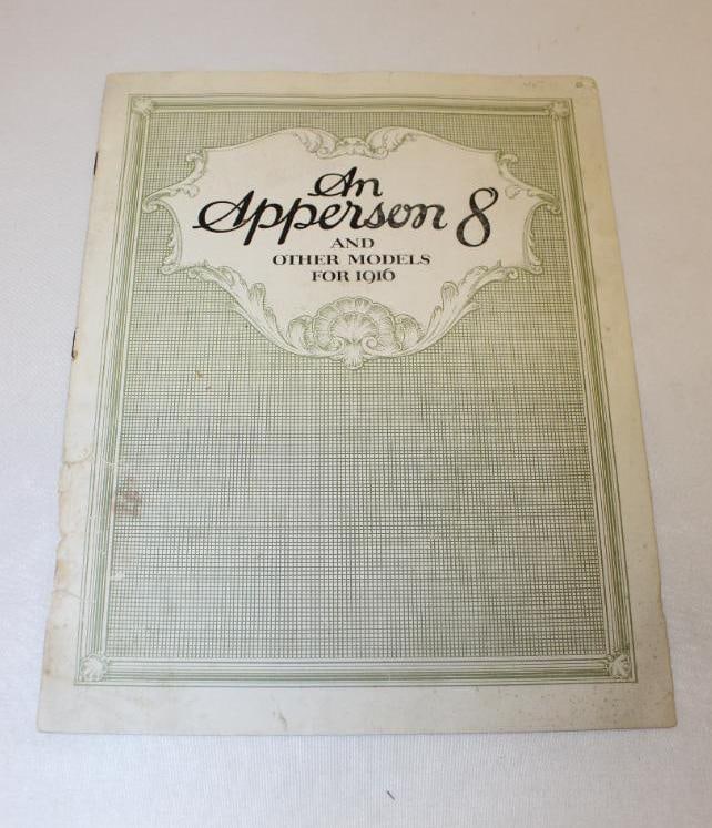 1916 Apperson 8 Sales Brochure Book (1 of 5)