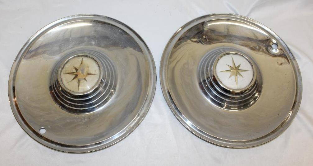 Group Of 2 1957 Lincoln Hubcaps Auction