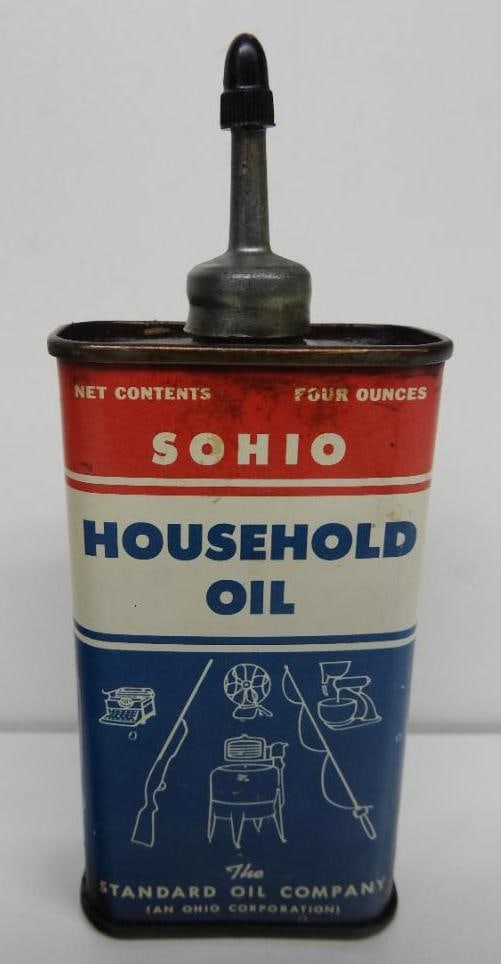 Sohio Household Oil Handy Oiler Can (1 of 4)