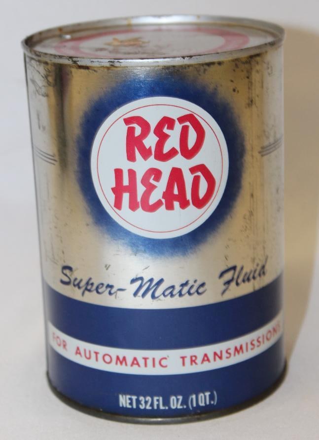 Redhead ATF Metal 1 Quart Motor Oil Can (1 of 3)