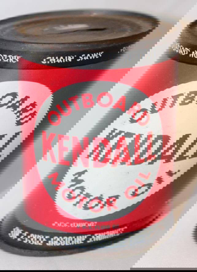 Kendall Outboard Motor Oil Can Bank Auction