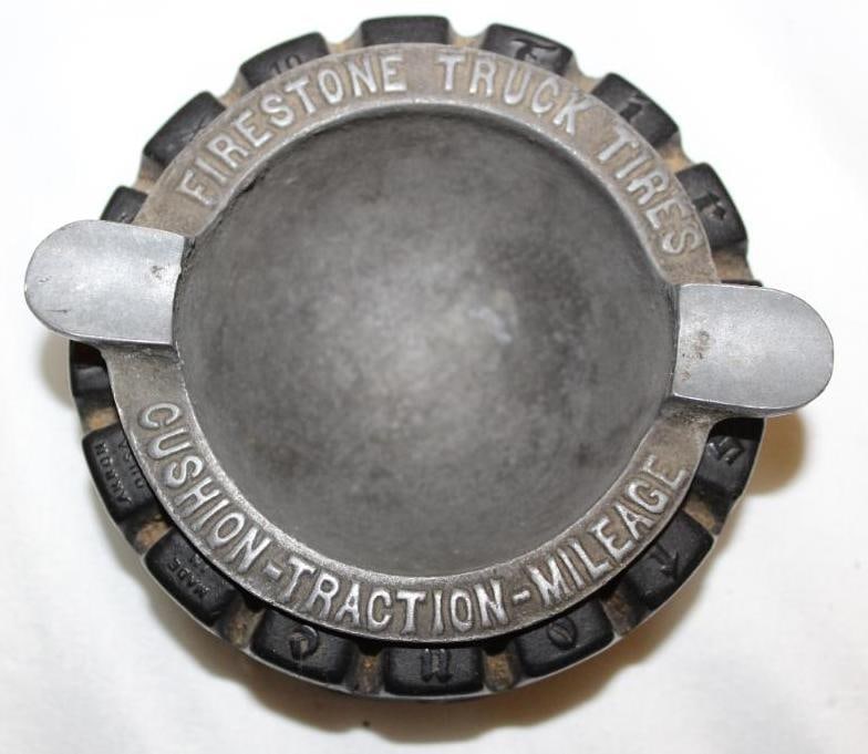 Firestone Truck Tires Advertising Tire Ashtray (1 of 2)