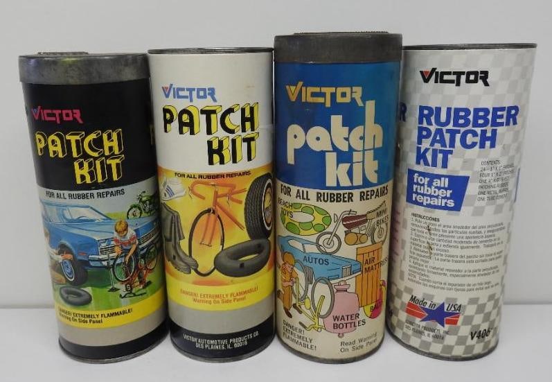 Group of Four Victor Rubber Tire Patch Kits (1 of 2)