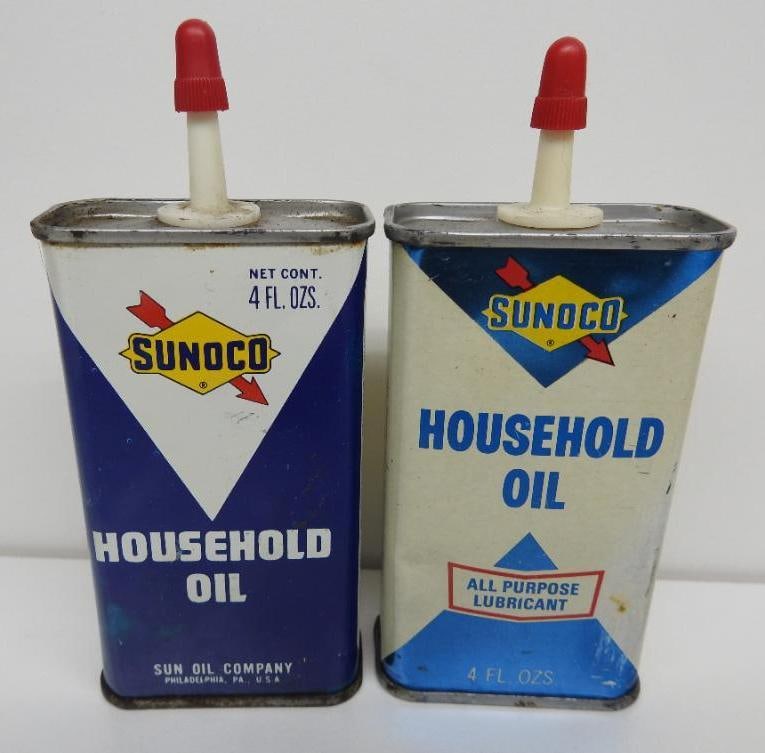 Sunoco Household Oil Handy Oiler Can Pair (1 of 3)