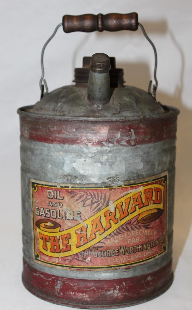 The Harvard George Washington Galvanized Motor Oil Can (1 of 3)