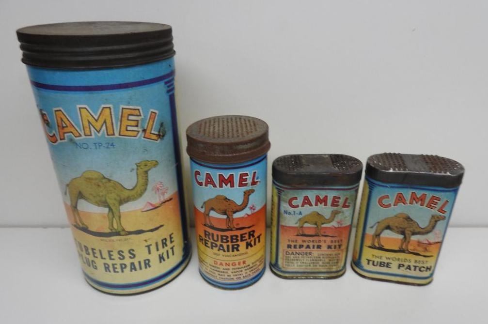 Group Of Camel Tire Repair Kits Auction