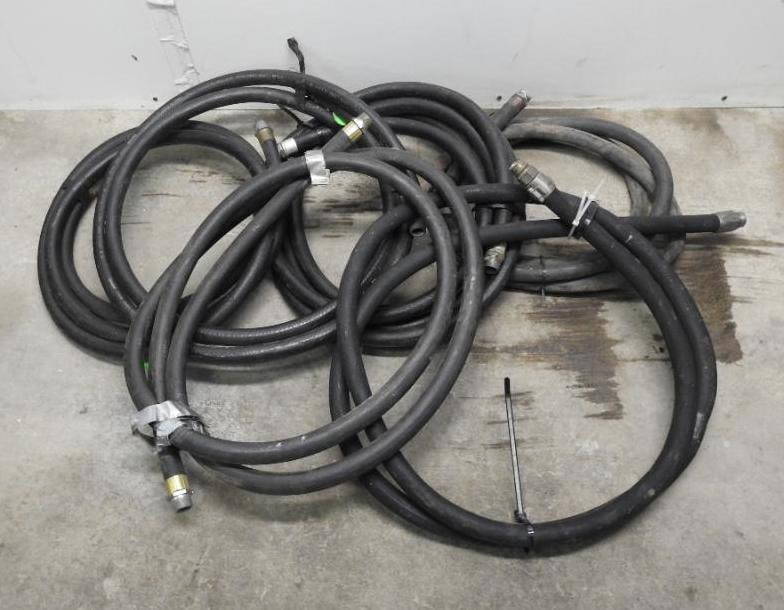Group Of (6) Gas Pump Hoses Auction