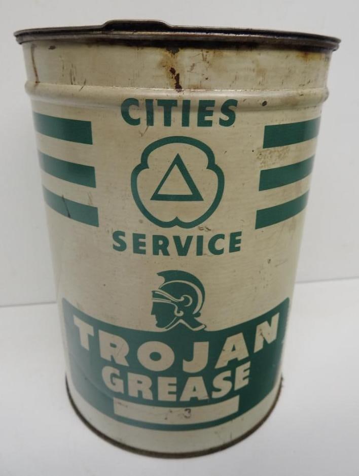 Cities Service Trojan Grease Can (1 of 4)