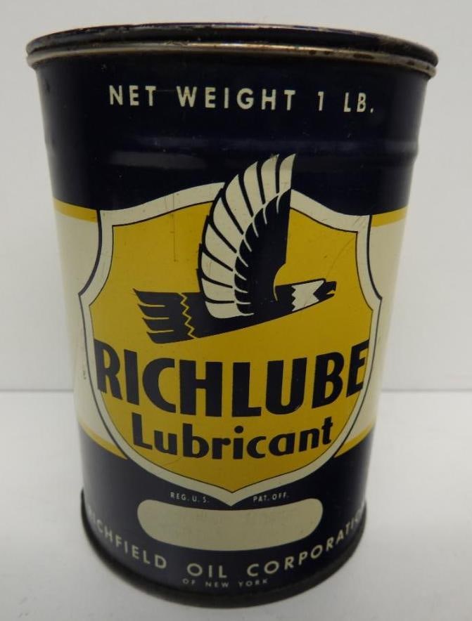 Richlube Lubricant Grease Can (1 of 2)