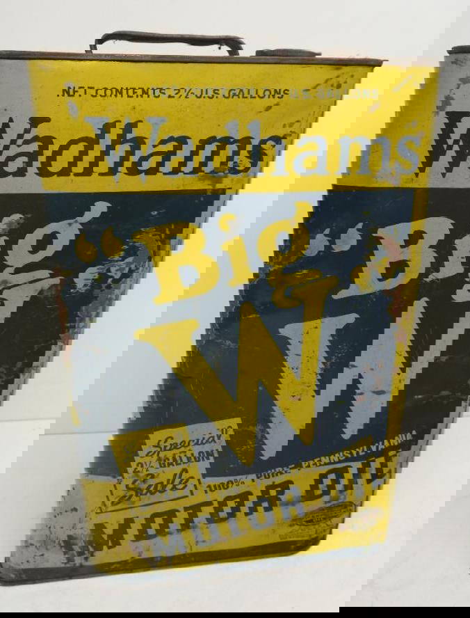 Wadhams Big W Motor Oil 2.5 Gallon Can Auction