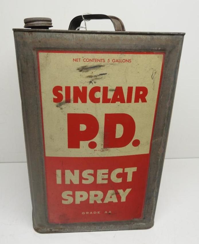 Sinclair P.D. Insect Spray Five Gallon Can (1 of 4)