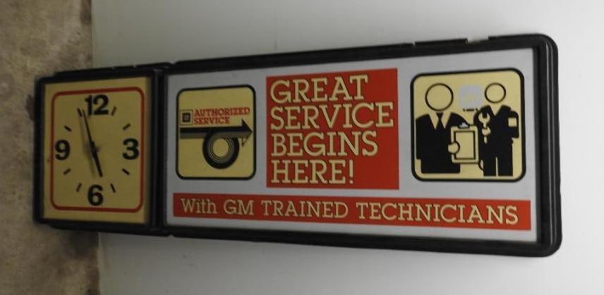 GM Authorized Service Clock (1 of 4)