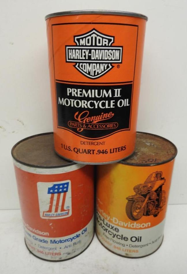 Harley Davidson Motorcyle Oil Quart Cans (1 of 5)