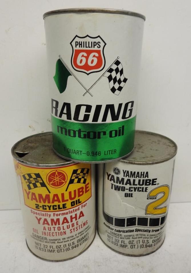 Phillips and Yamaha Quart Oil Cans (1 of 3)