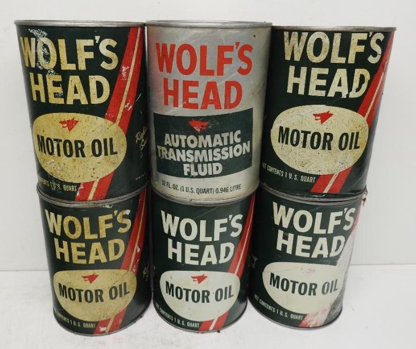Wolf's Head Quart Oil Cans (1 of 5)