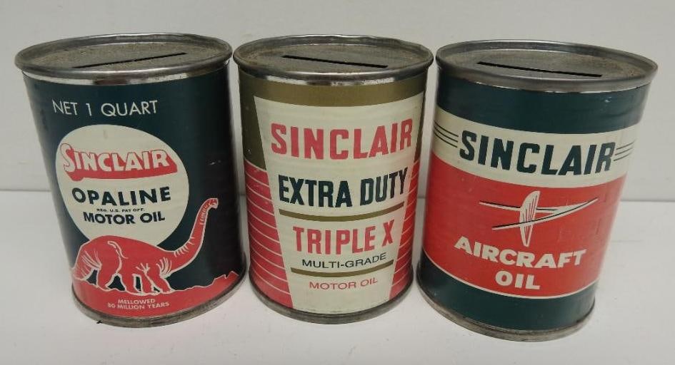 Group of Sinclair Oil Can Banks (1 of 2)