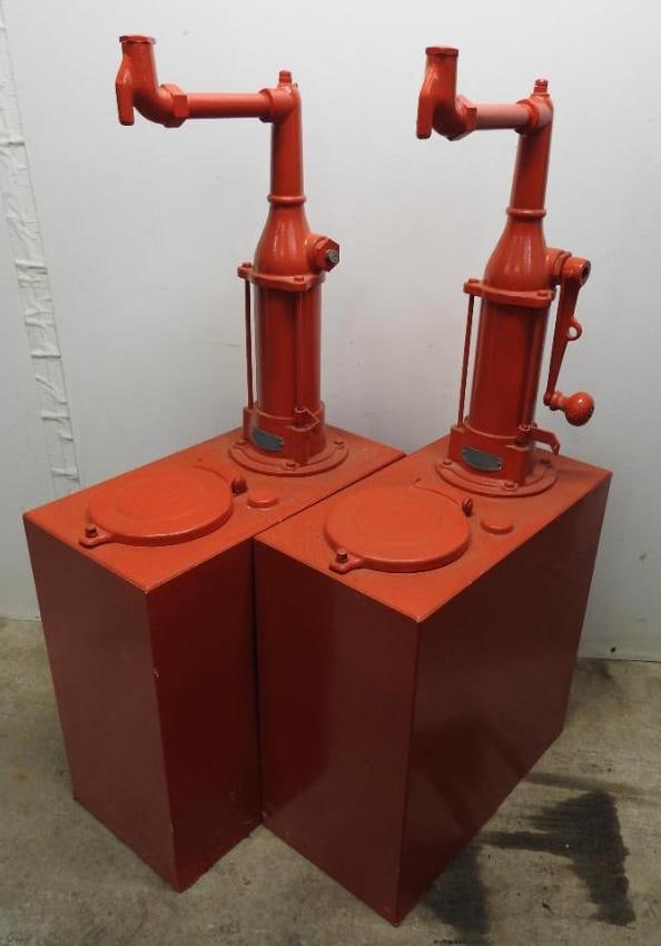 Pair of Red Oil Lubesters (Small) (1 of 3)