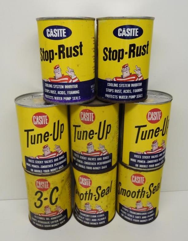 Group of Eight Casite Oil Cans (1 of 4)