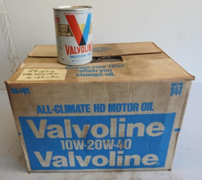 Valvoline Motor Oil Quart Can Case (1 of 4)