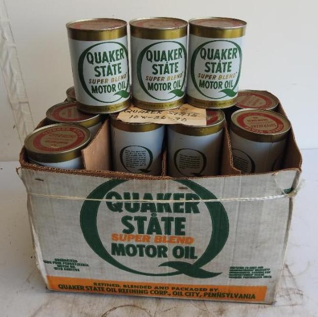Quaker State Super Quart Oil Can Case (1 of 3)