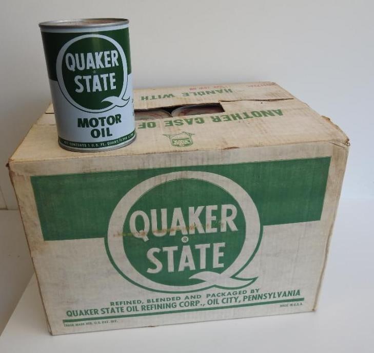 Quaker State Motor Oil Quart Can Case (1 of 4)