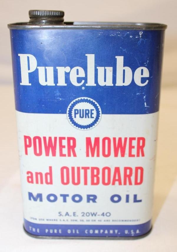 Pure Purelube 1 Quart Outboard Oil Can (1 of 4)