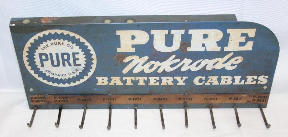 Pure Nokrode Battery Cable Display Metal Advertising Rack (1 of 4)