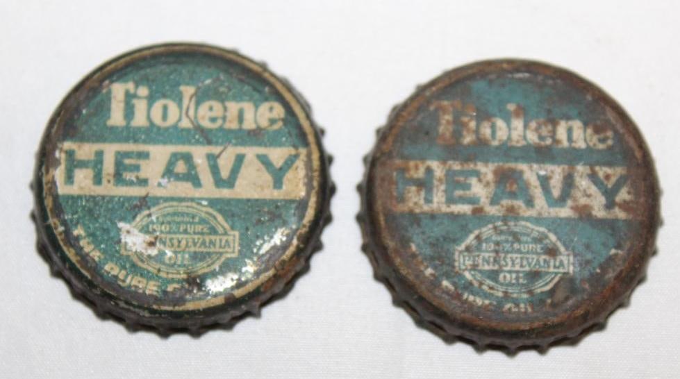 Group of 2 Pure Tiolene Heavy Oil Bottle Caps (1 of 2)