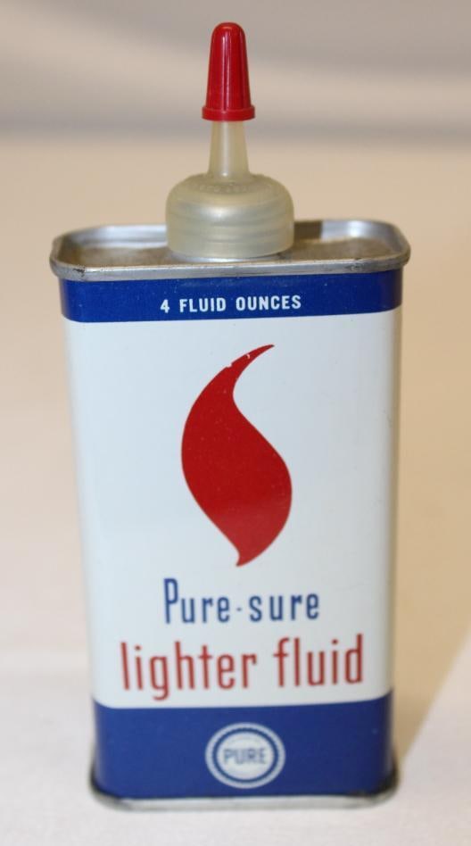Pure Sure 4oz Lighter Fluid Can (1 of 2)