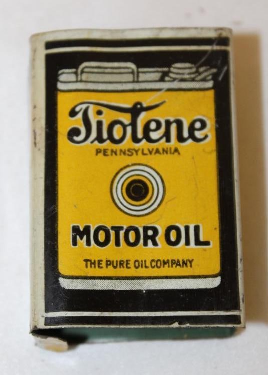 Pure Tiolene Advertising Litho Matchbook Holder (1 of 4)