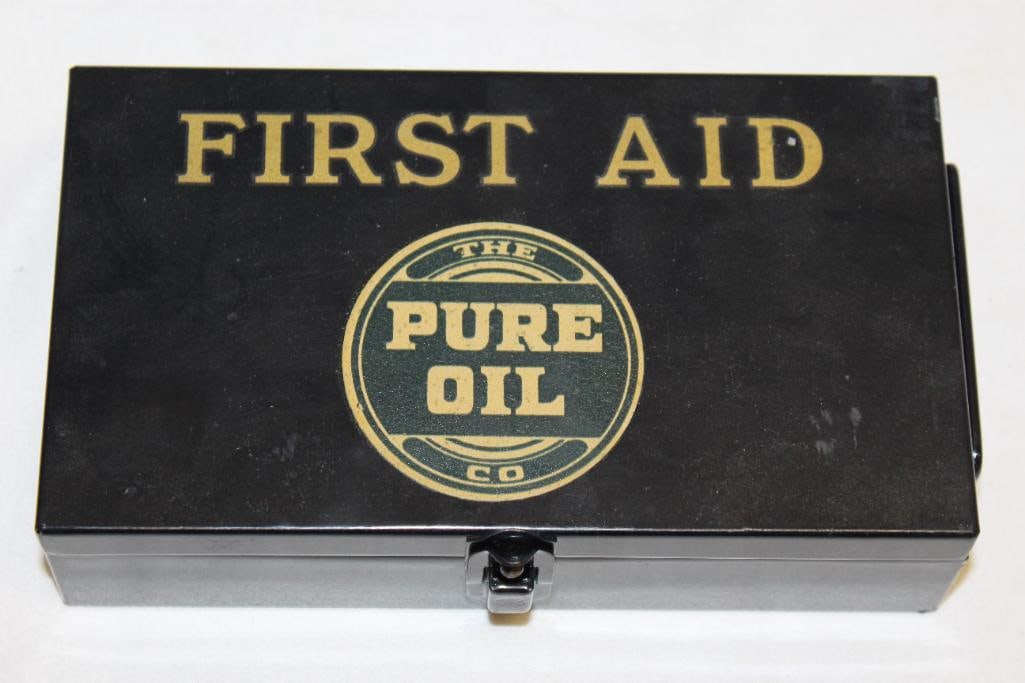 NOS Pure Oil Co Service Station First Aid Kit (1 of 9)