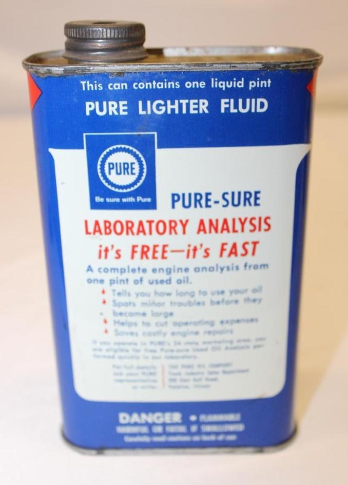 Pure Purol 1 Pint Lighter Fluid Can (1 of 4)