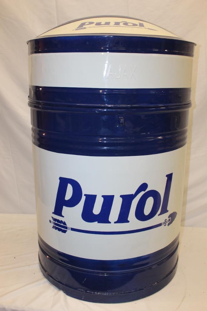 Ajax Service Station Oil Dispenser Restored to Pure Oil Company (1 of 7)