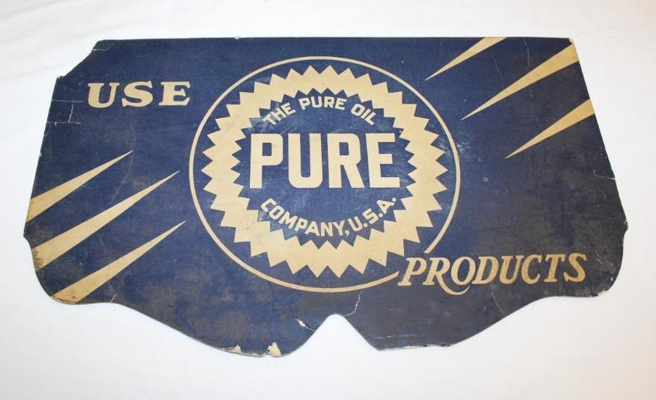 Pure Oil Cardboard Advertising Auto Radiator Winterfront (1 of 8)