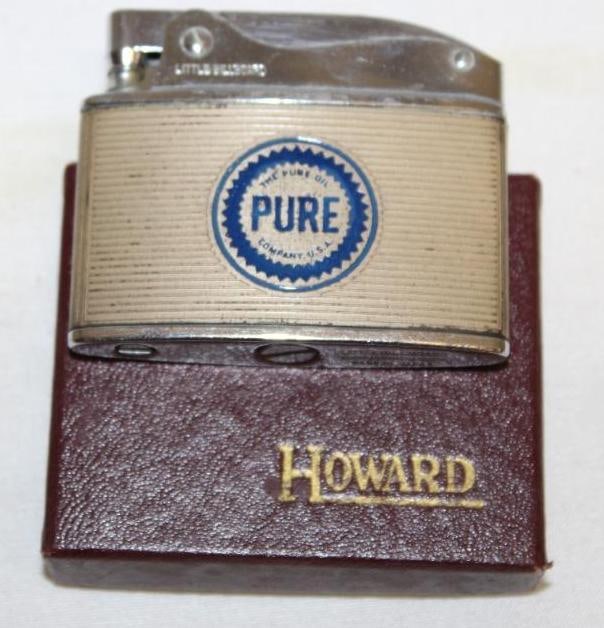 Pure Oil Company Advertising Lighter: 2"x2"