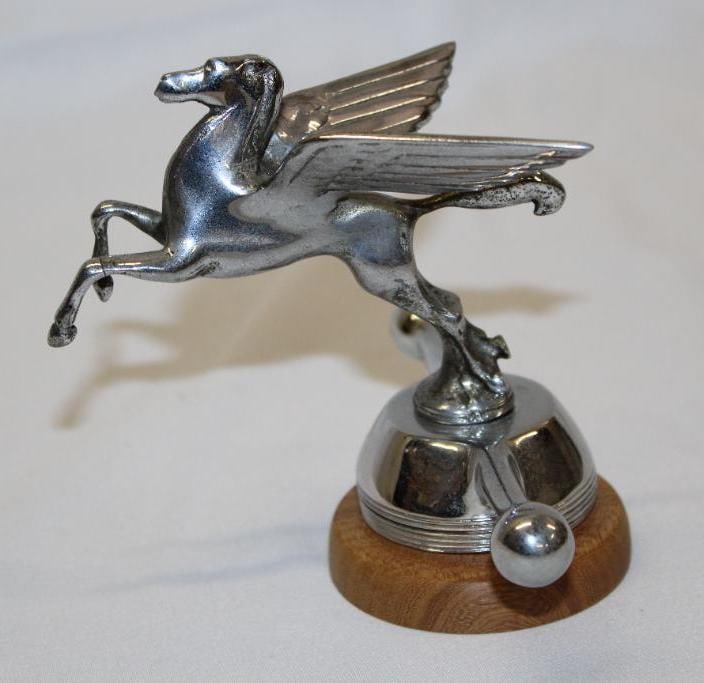 Pegasus Flying Horse Radiator Mascot Hood Ornament (1 of 4)