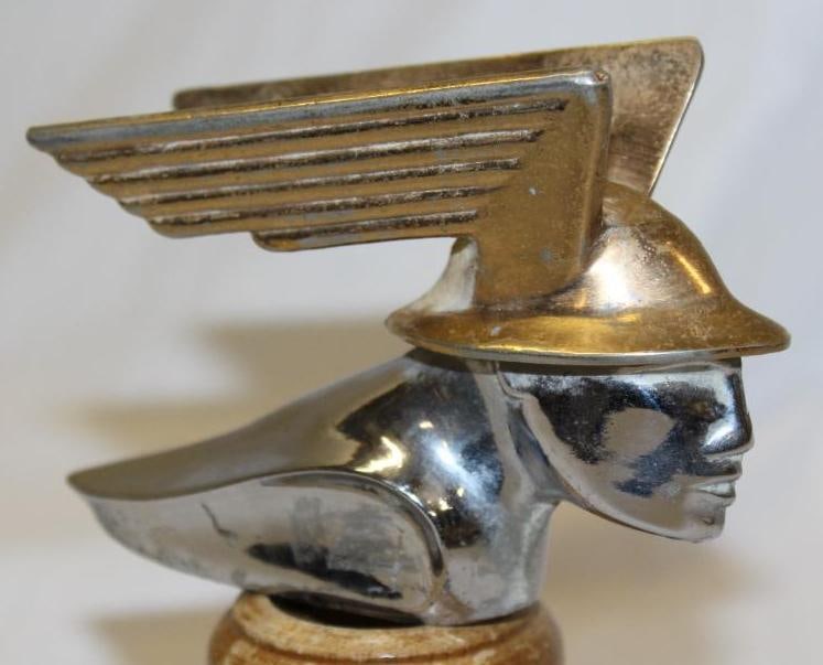 Ford Mercury Radiator Mascot Hood Ornament: 3.5" x 5" x 2"