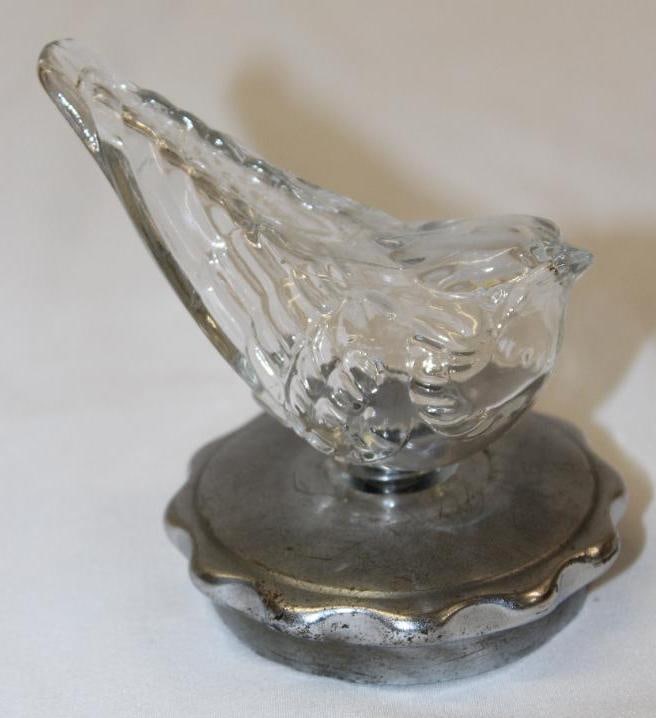 Glass Sparrow Radiator Mascot Hood Ornament (1 of 5)