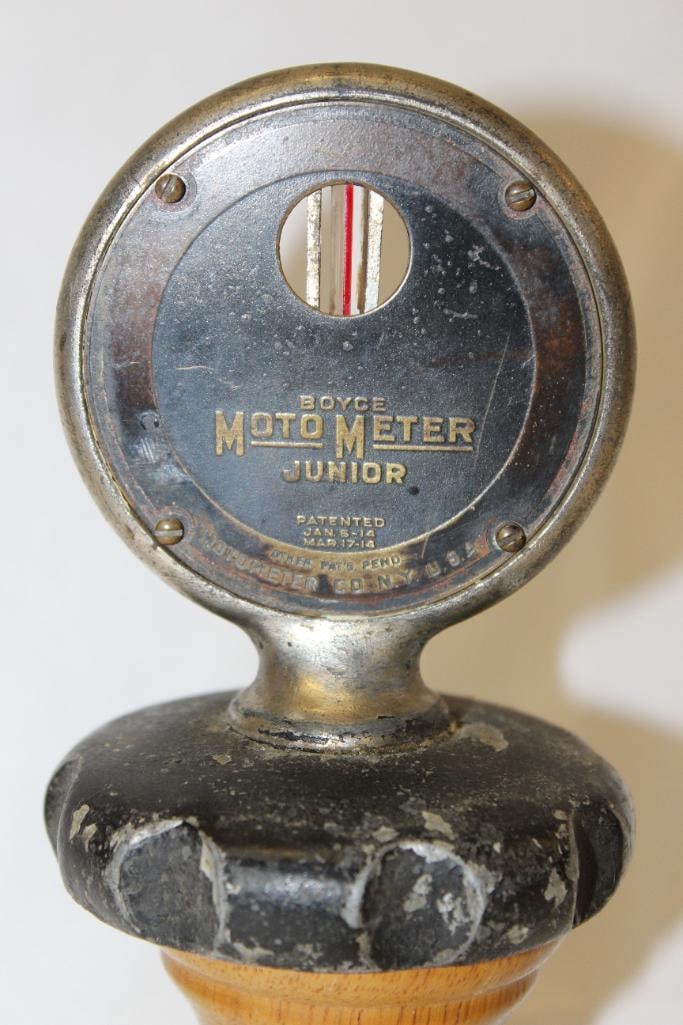 Early Boyce Moto Meter Junior Hood Ornament (1 of 3)