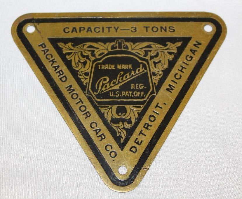 1911-1915 Packard Commercial Truck Radiator Emblem Badge (1 of 2)